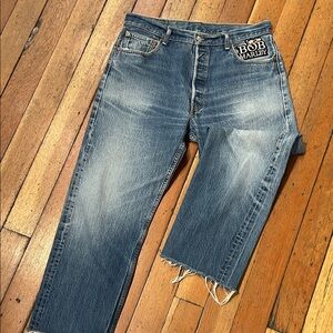 Vintage Bob Marley patch Levi’s 36x36